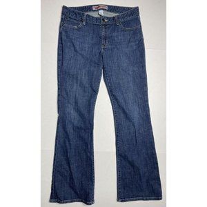 Gap Curvy Flare Jeans Size 12 Women's Denim Blue Curvy Mid Rise Y2k